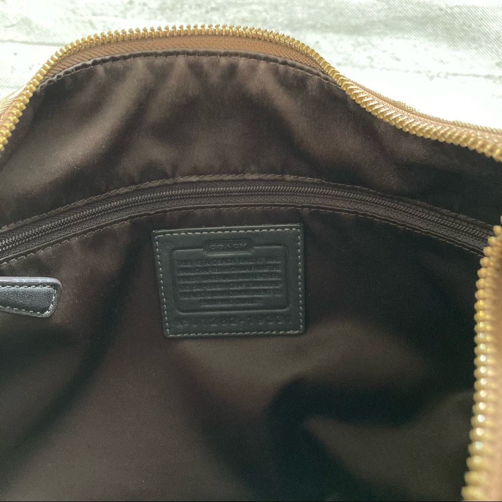 Coach Kristin Op Art Signature Hobo Sateen Bag - Picture 5 of 6